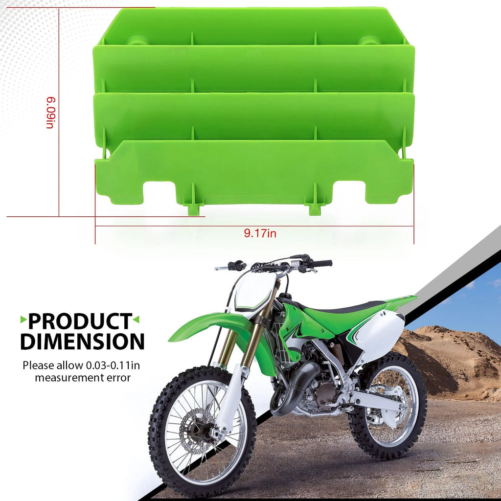 Radiator Louver Grille Shroud Set of 2 for Kawasaki KX125 KX250 (1994–2005)