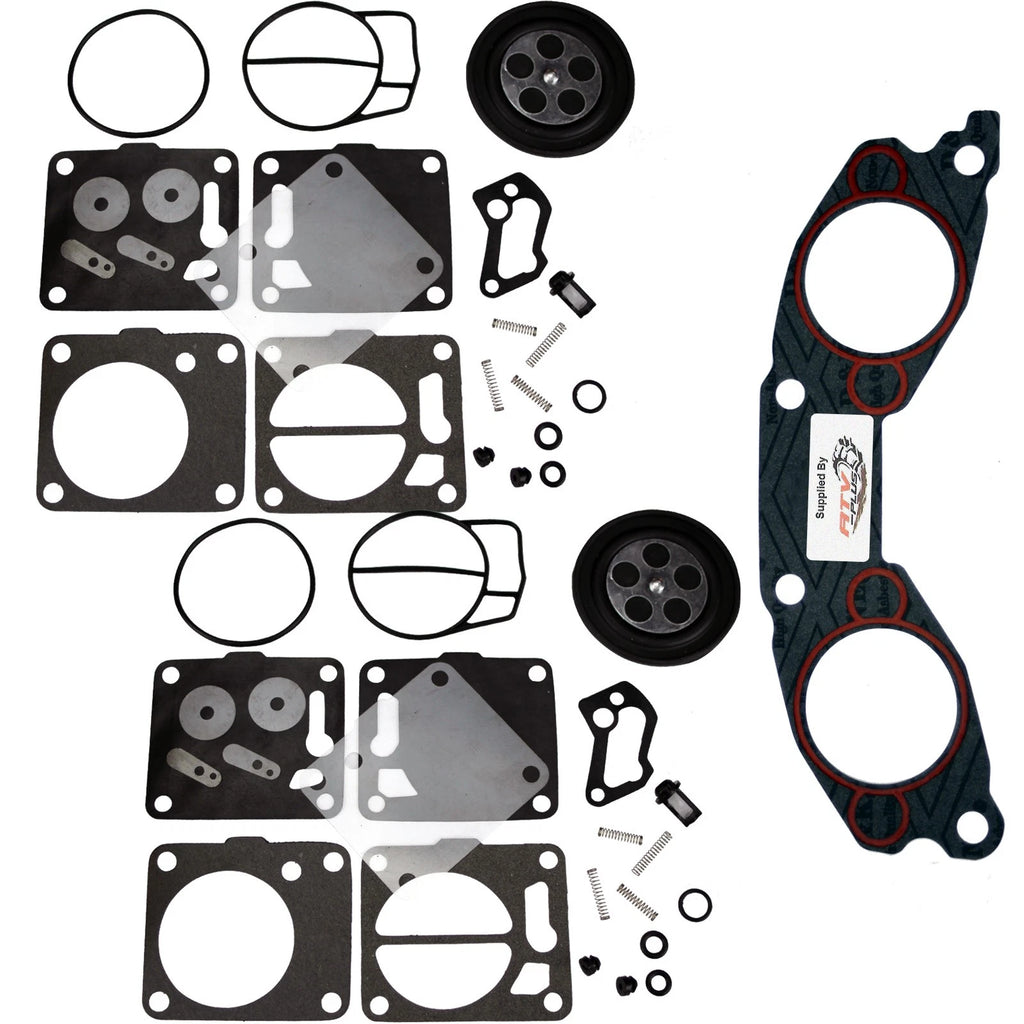 Carburetor Rebuild Kit & Base Gasket for Yamaha Wave Raider Venture 700 (1996–1999)