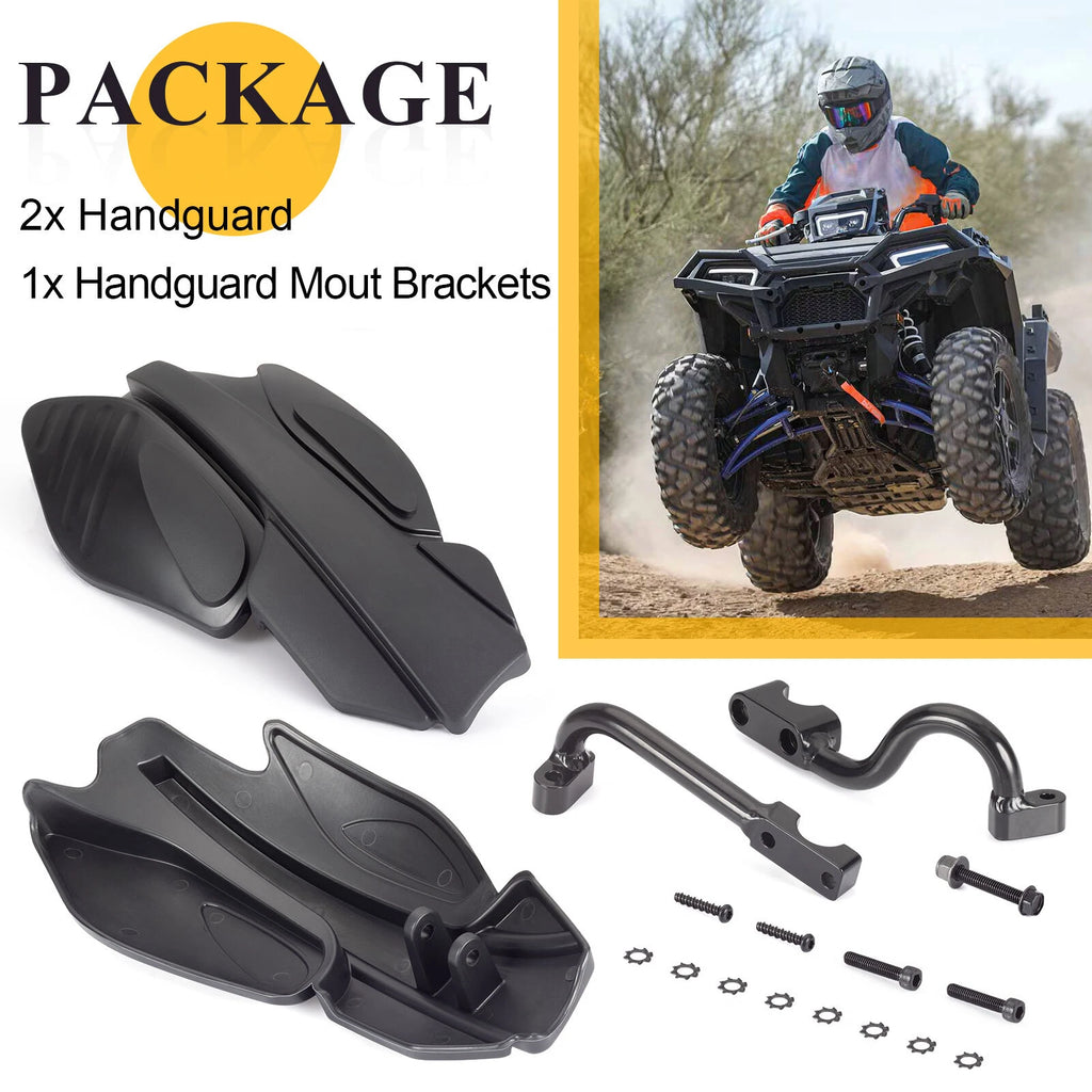 Hand Guard & Bracket Kit for Polaris Rush RMK Indy 600 800 (2010–2015)