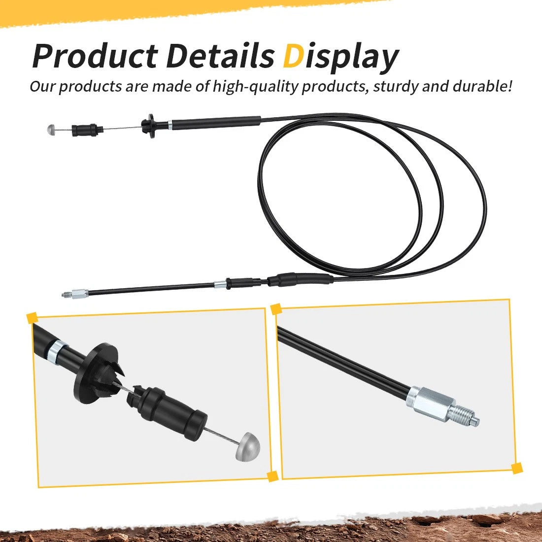 Throttle Cable for Polaris Ranger 500 4X4 EFI (2011–2012) 7081675