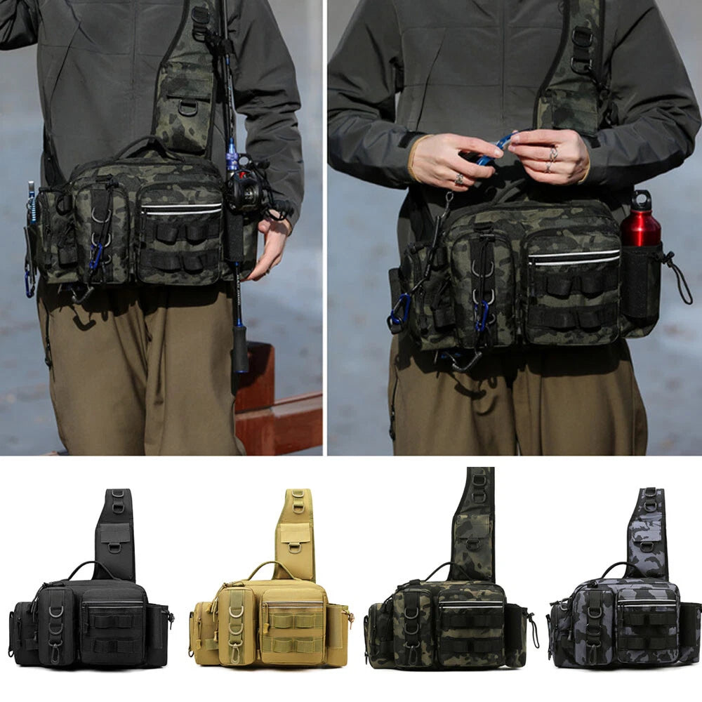 Tactical Waist Bag for Outdoor Use (Military, Camping, Fishing)