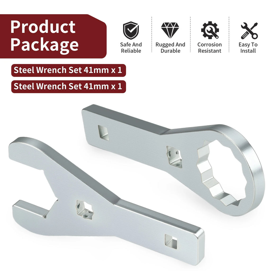 Set of 2 Rear Axle Nut Wrench Tool 41mm for Honda FourTrax TRX200 (1990–1997)
