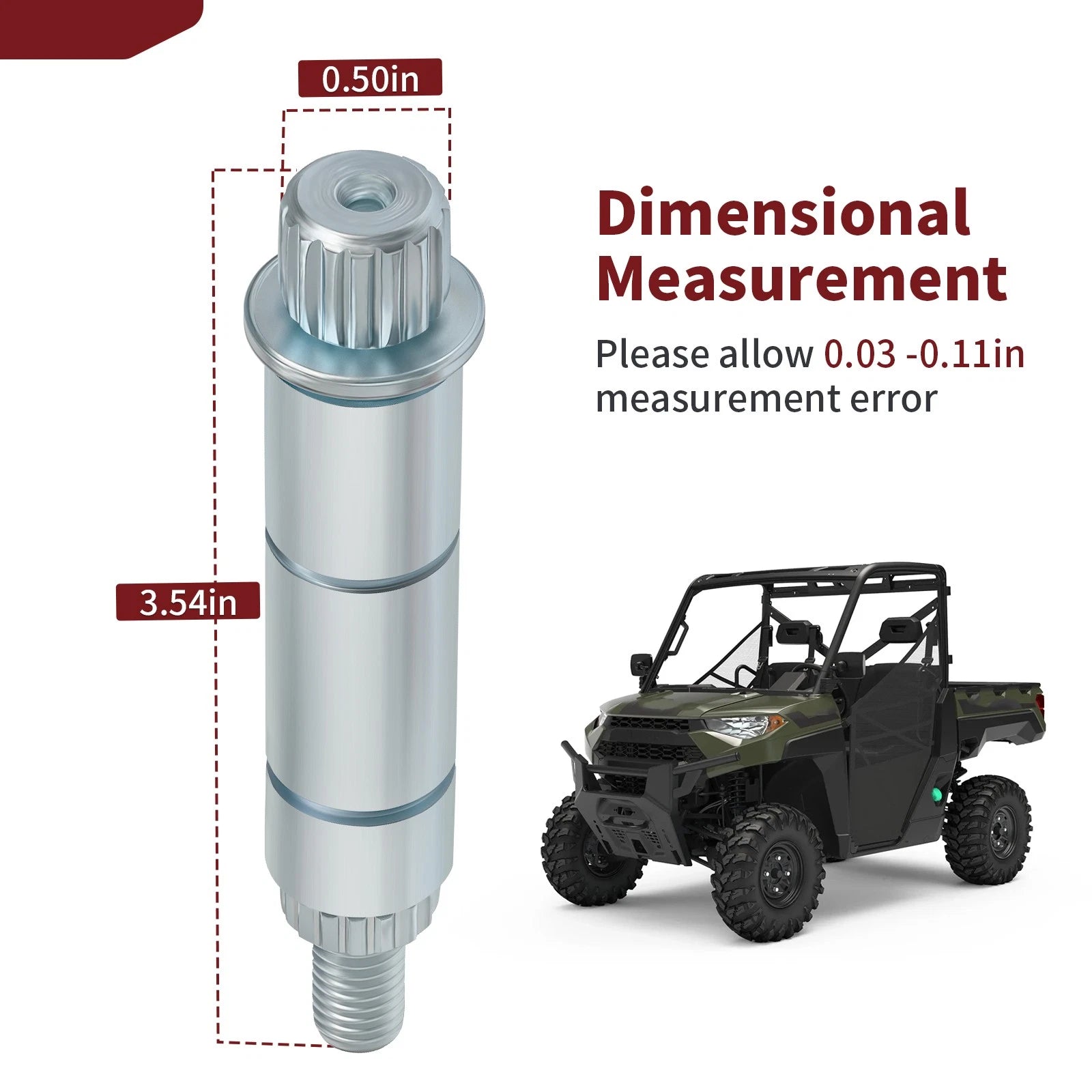 Main Gearcase Shift Shaft 3235238 for Polaris RZR PRO R S 4 Turbo R S XP 4 (2020–2023)