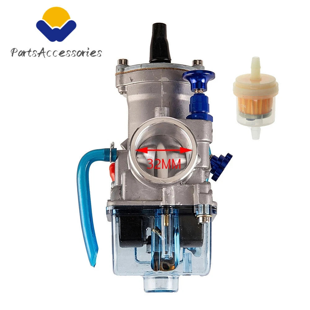 Racing Flat Side Carburetor for Yamaha YZ80, Kawasaki KX100, Honda CR80, Suzuki
