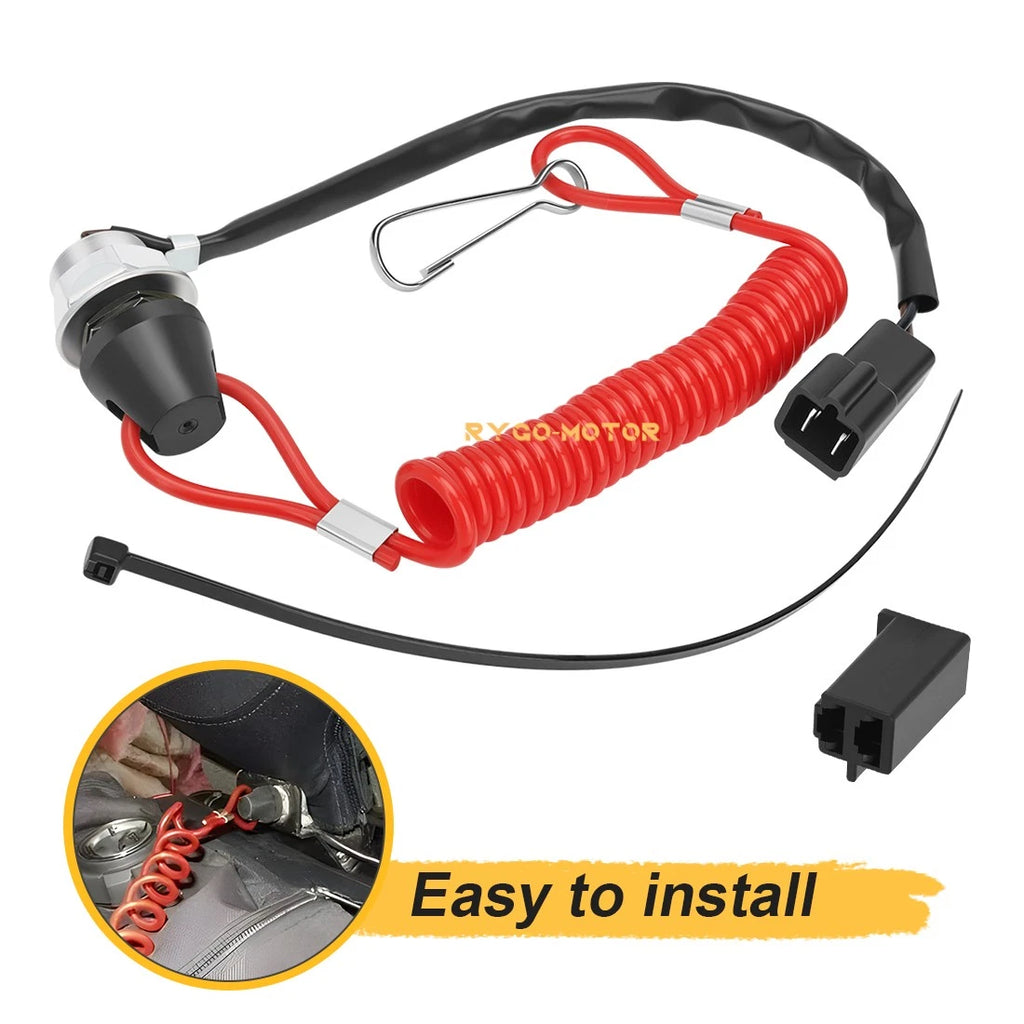 Tether Switch Kit for Polaris Snowmobile 440 550 600 700 800 (1999–2016)