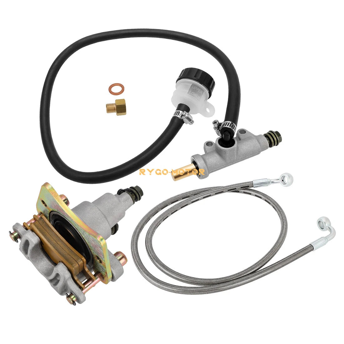Rear Brake Caliper & Master Cylinder & Line for Polaris Trail Boss 330 (2005–2009)