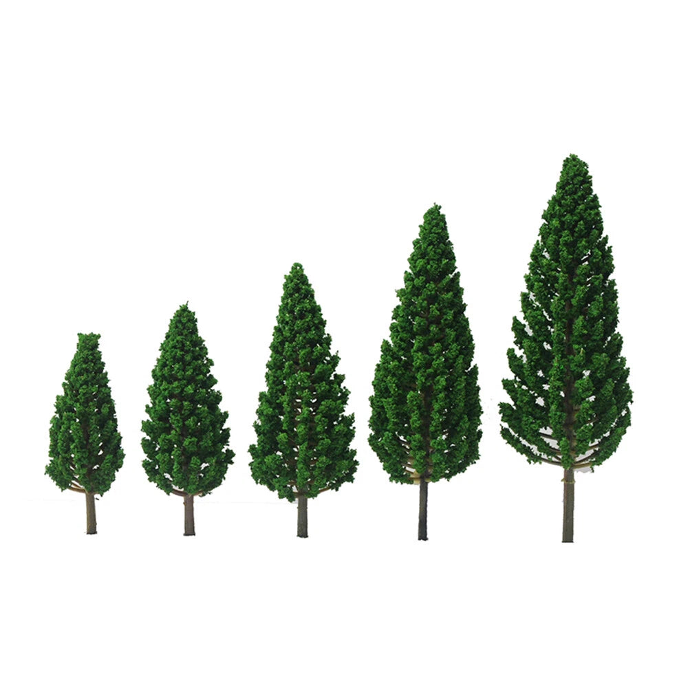 40pcs Pine Trees for Model Railroad Landscape Scene