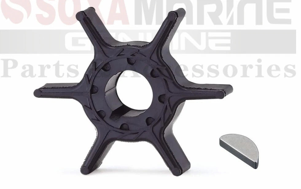 Water Pump Impeller w/ Key for Yamaha Marine (18-3040, 9-45607)