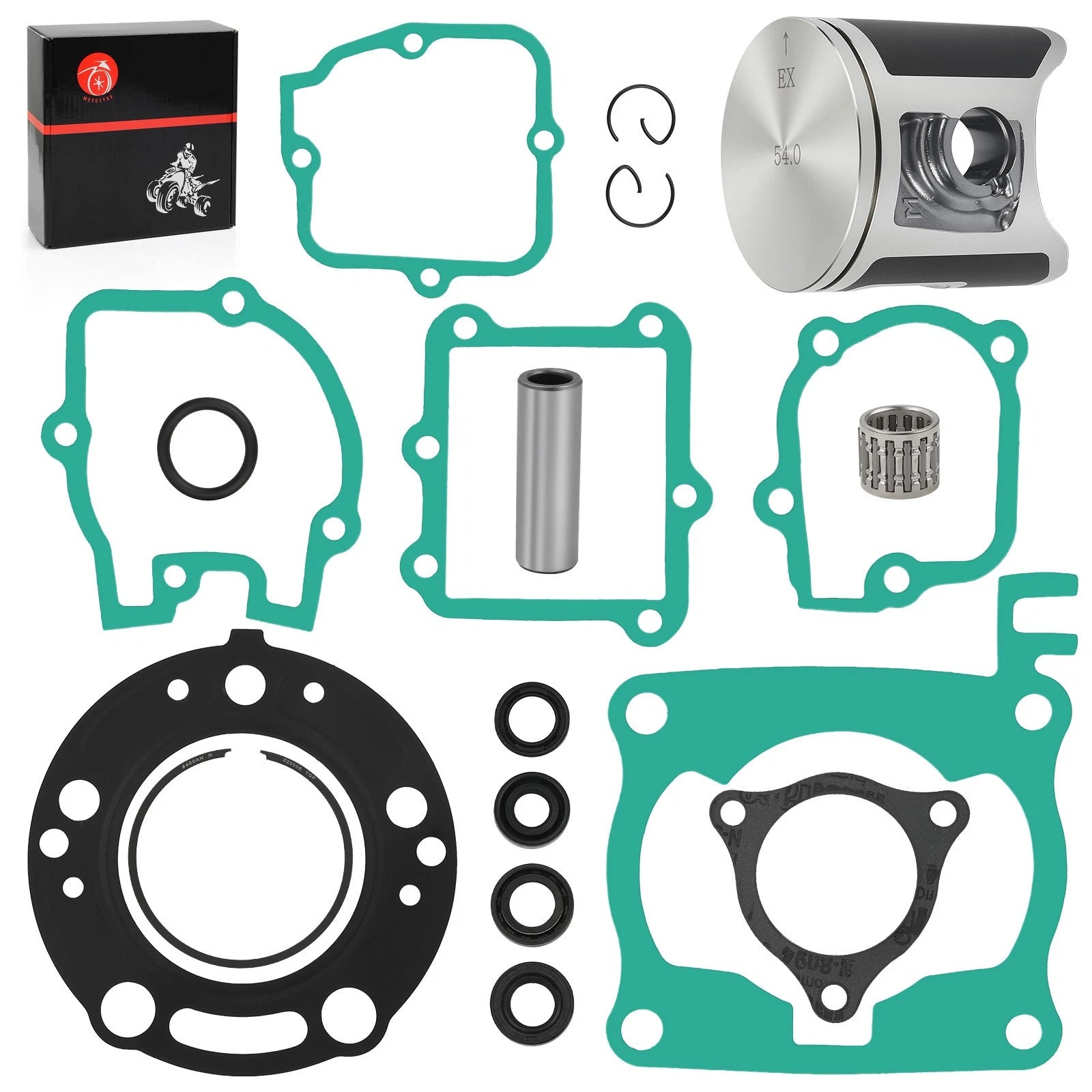 54mm STD Piston & Gaskets Top End Rebuild Kit for Honda CR125R (2003–2004)