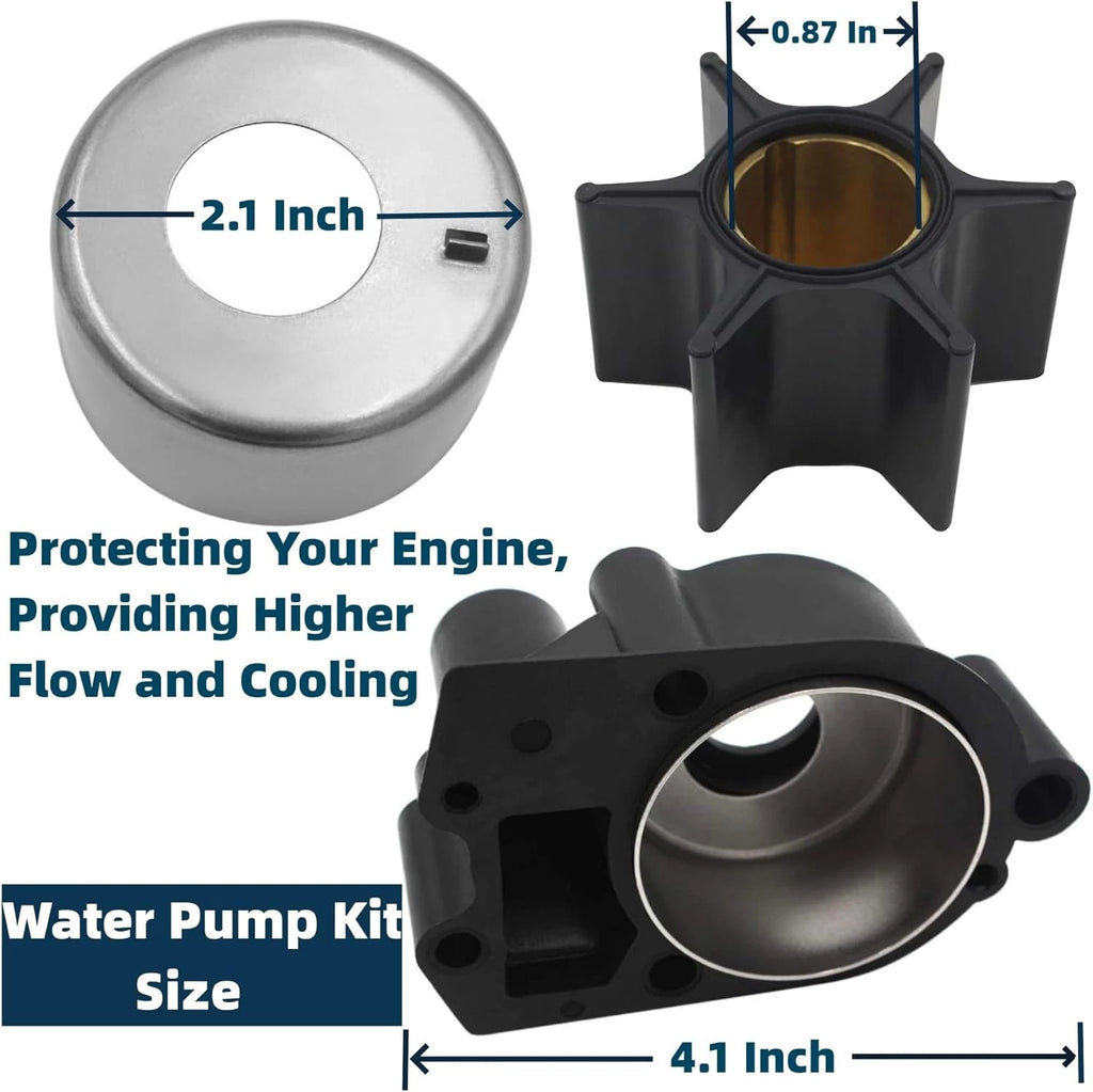 Water Pump Impeller Kit for MerCruiser Alpha One Gen 1 (Replaces 96148A8)