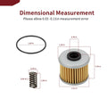 3X Oil Filter & O-Ring Spring for Honda CRF450RWE CRF450RX CRF450X (2002–2024)