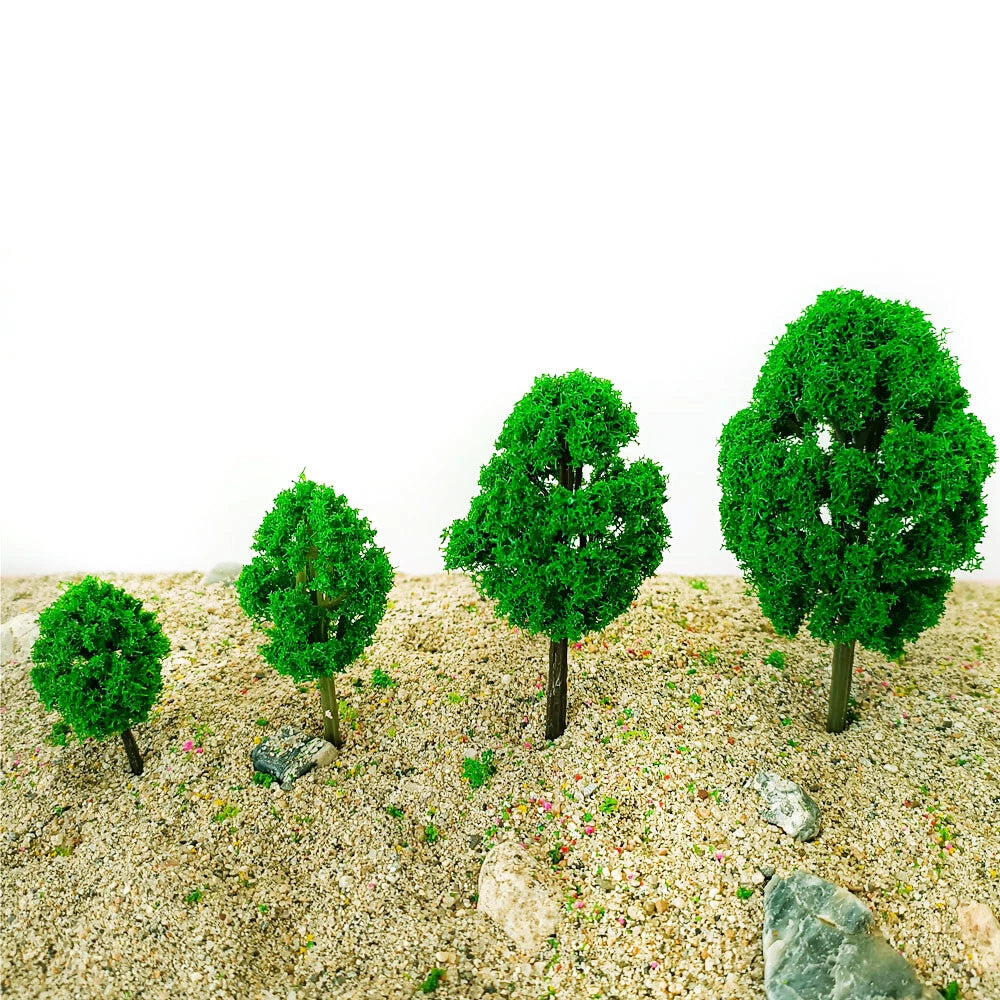 10Pc Model Tree Scenery for Garden Park Train Diorama (Scale)