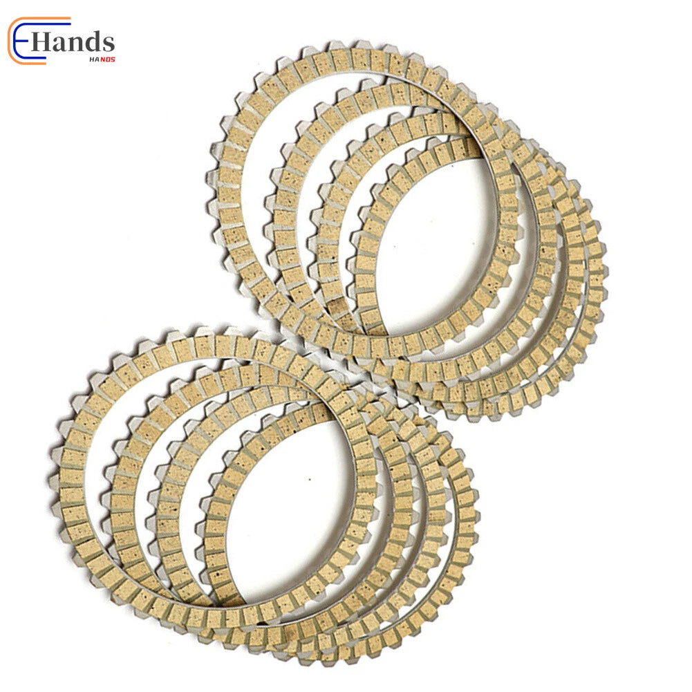 8X Clutch Friction Plates Set for Harley Sportster XL883 XL1200 XLH1200 (2004–2023)