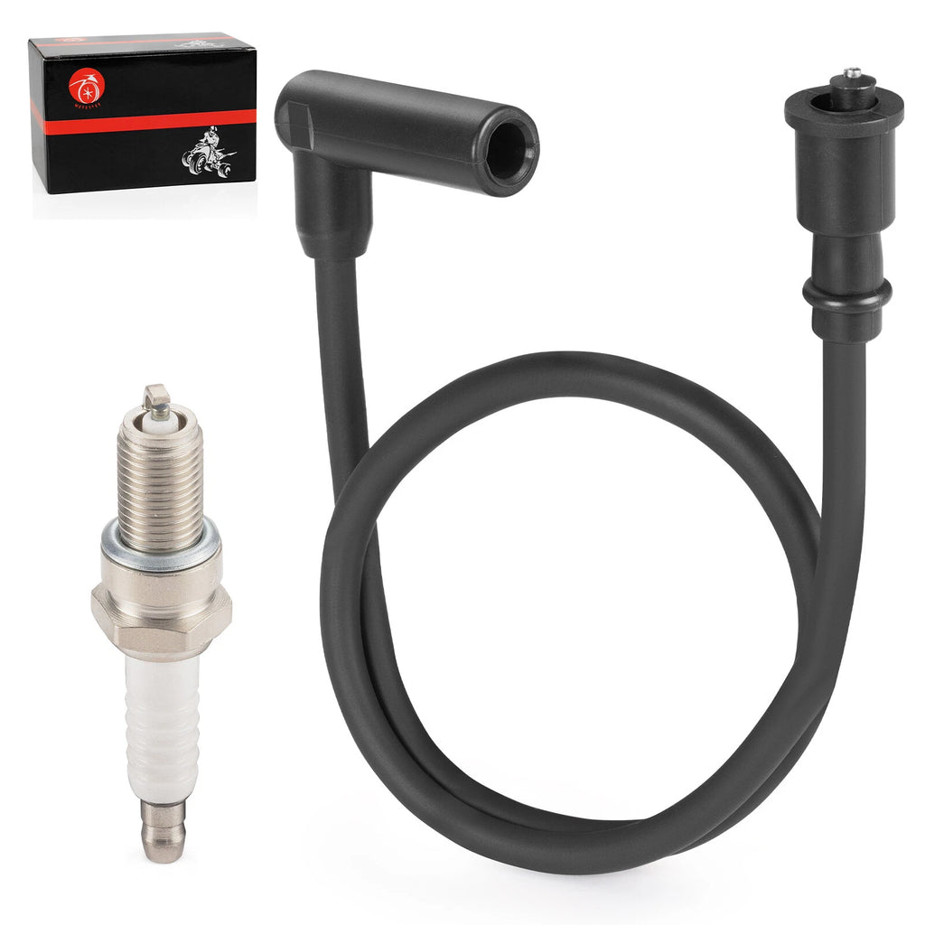 Spark Plug with Wire Cap for MSU 400 500 Alligator 500 Coleman UT400 UT500