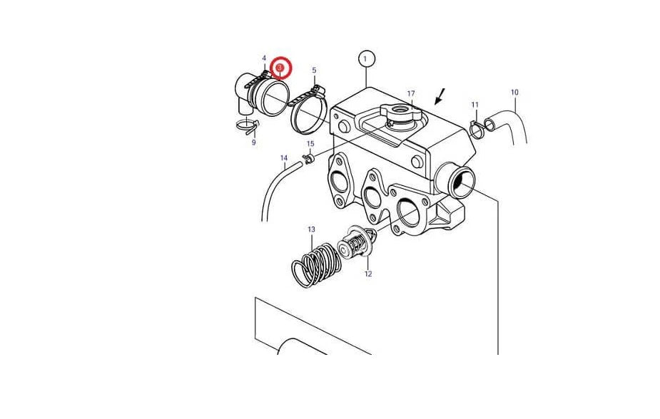 2X Heat Exchanger End Caps for Volvo Penta MD2030 (861920)