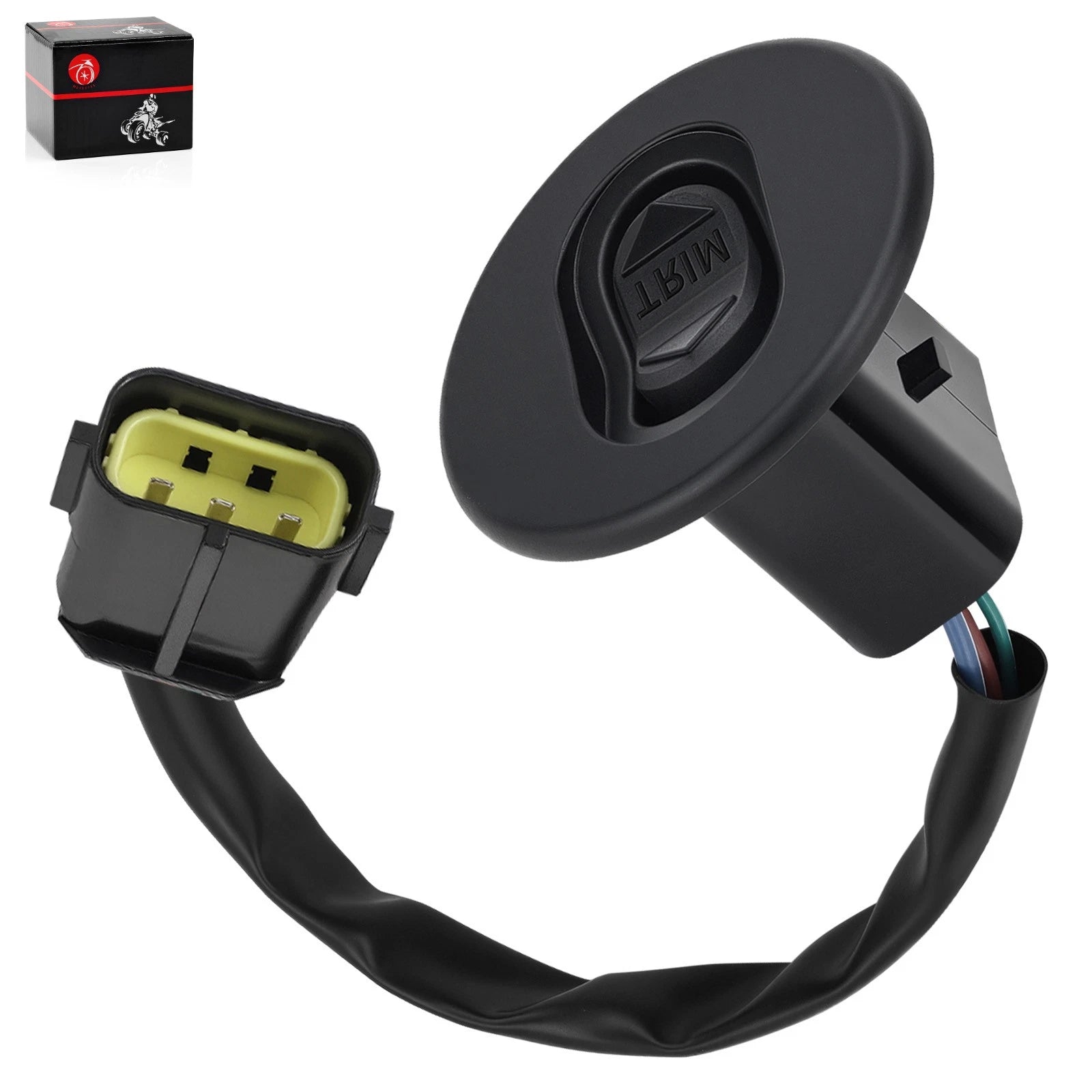 Trim Switch Round Bezel for Mercury 65 80hp (F65 F80 JET) (2B095049 & Up)