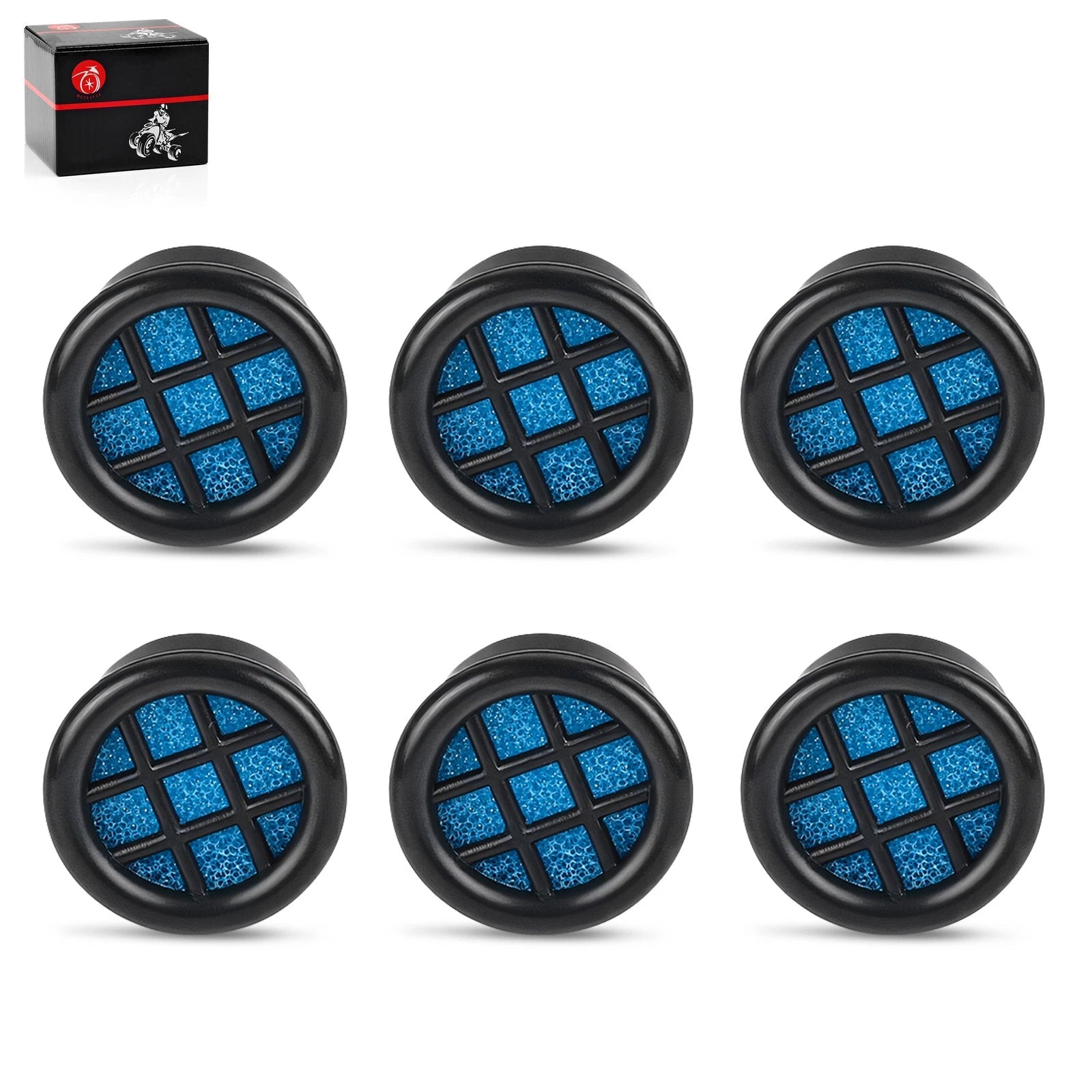 6x Air Box Filter Vents for ATV UTV Motorcycle (Fits )