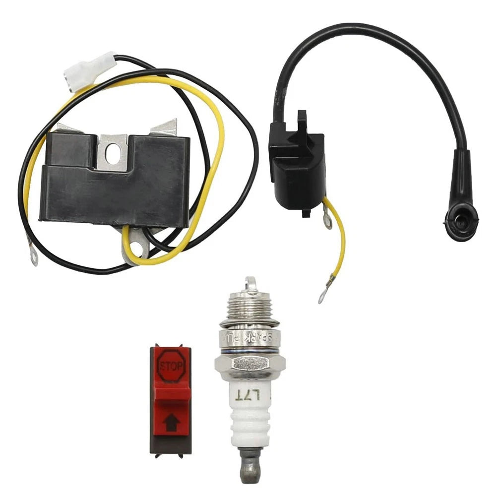 Ignition Coil Spark Plug Switch for Husqvarna 61 66 162 266 (Old Model)