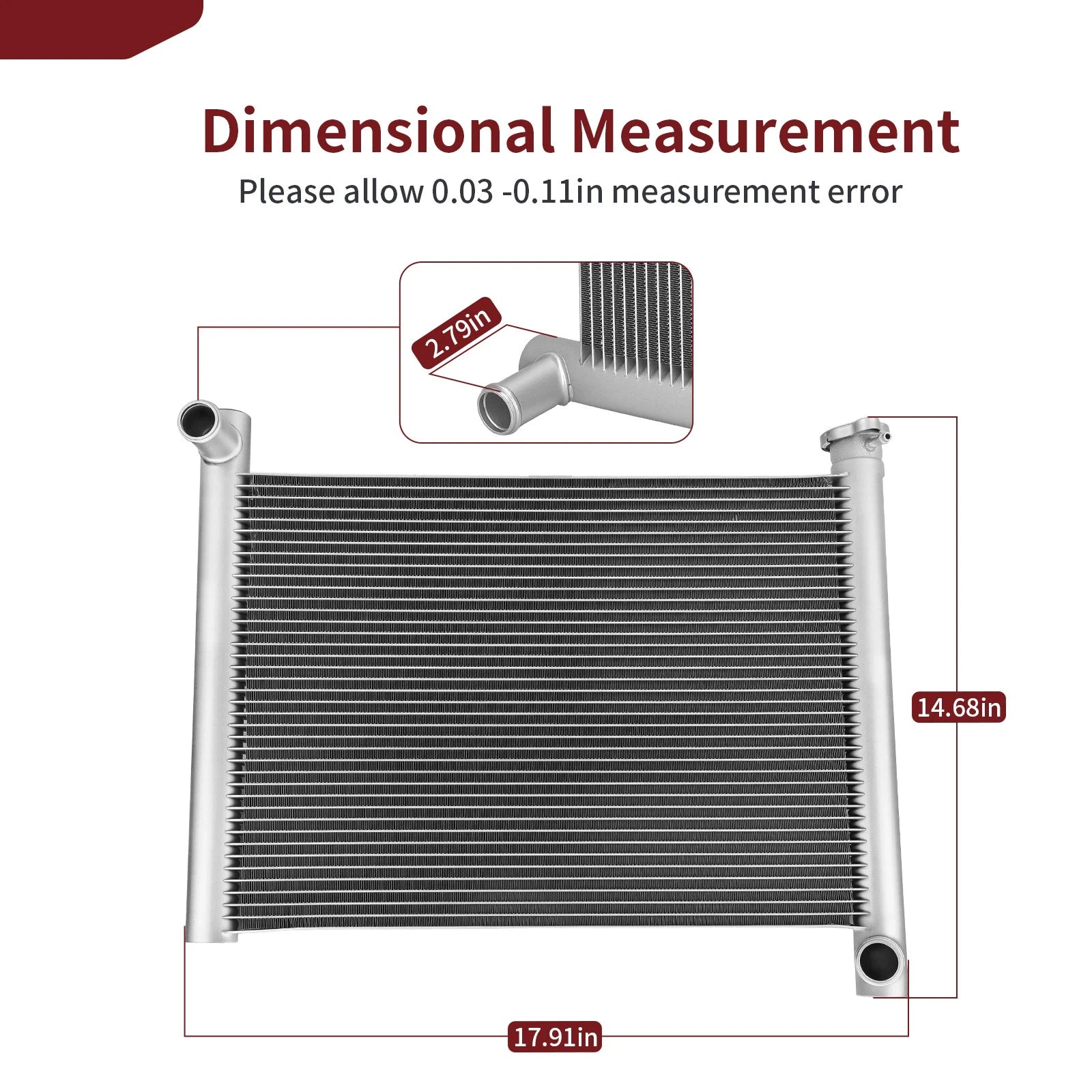Radiator for Polaris Sportsman 550 850 XP, Scrambler 850 XP (2009–2025)