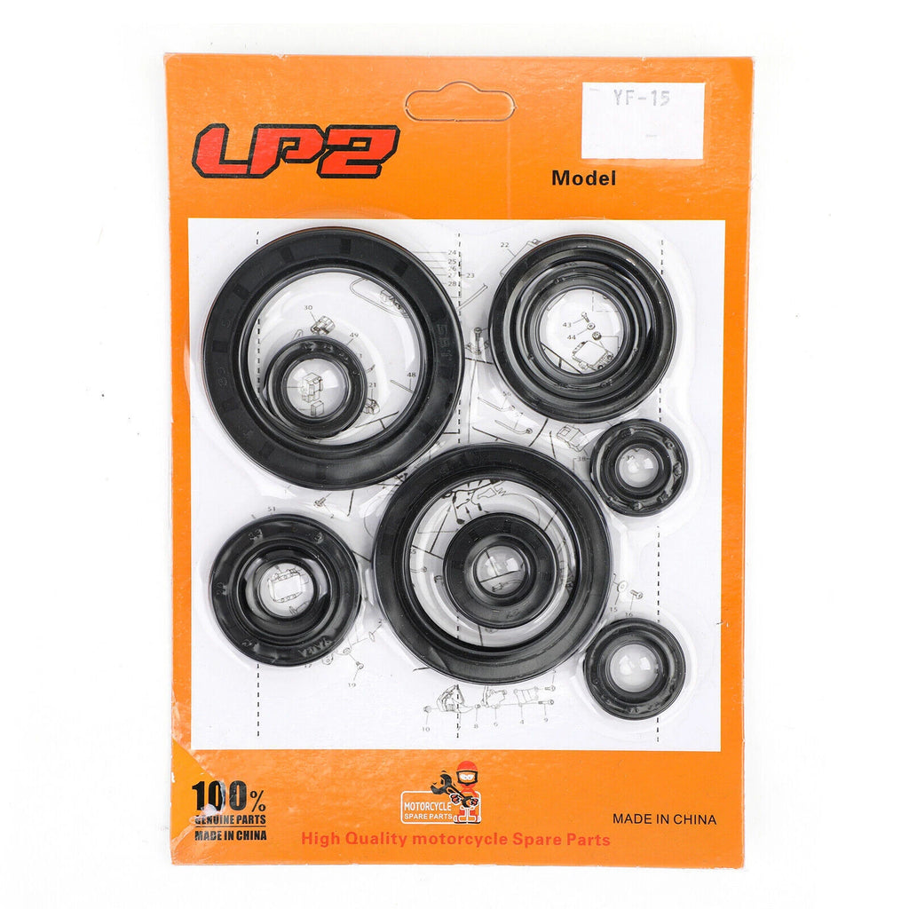Complete Engine Oil Seal Crankcase Kit 10pcs for Honda CRF450R (2002–2006)