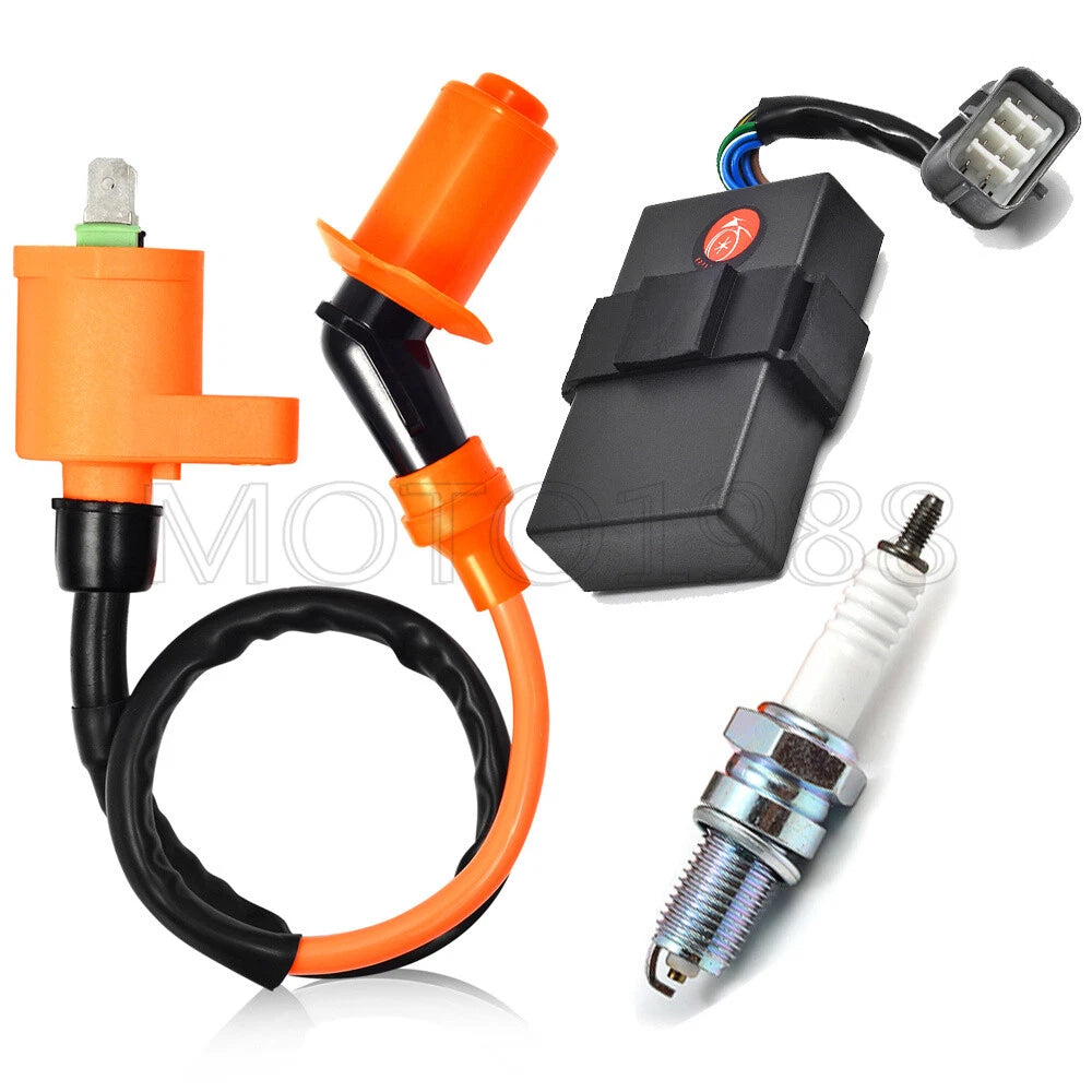 Ignition Coil CDI & Spark Plug for Honda FourTrax 300 TRX300 (1998–2000)