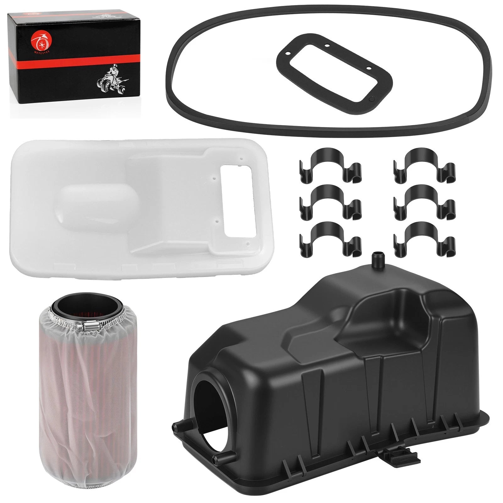Air Filter Air Box Lid Cover Kit for Polaris Scrambler 500 4x4 (2010–2012)