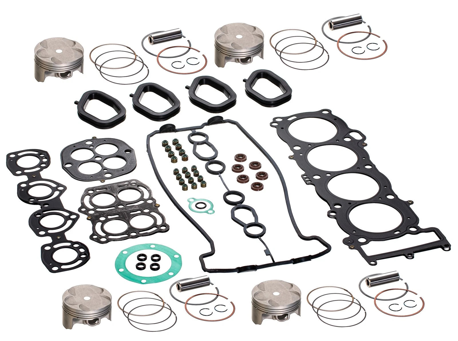 Top End Rebuild Piston Gasket Kit for Yamaha 1000 FX140/SR230 (2002–2005) STD