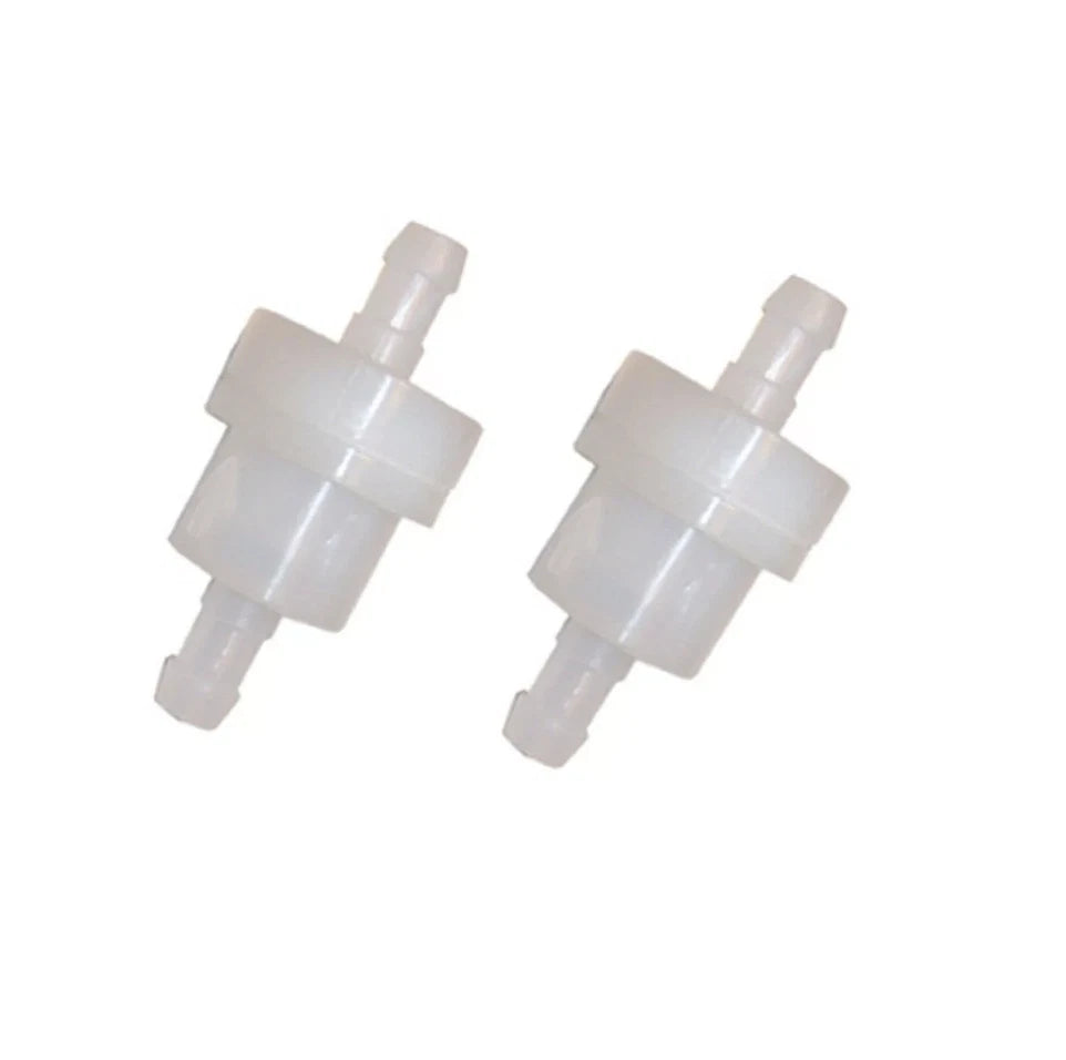 2Pcs Inline Fuel Filter for Yamaha 9.9hp (646-24251-02) & Mercury (35-80365M, 18-7713)