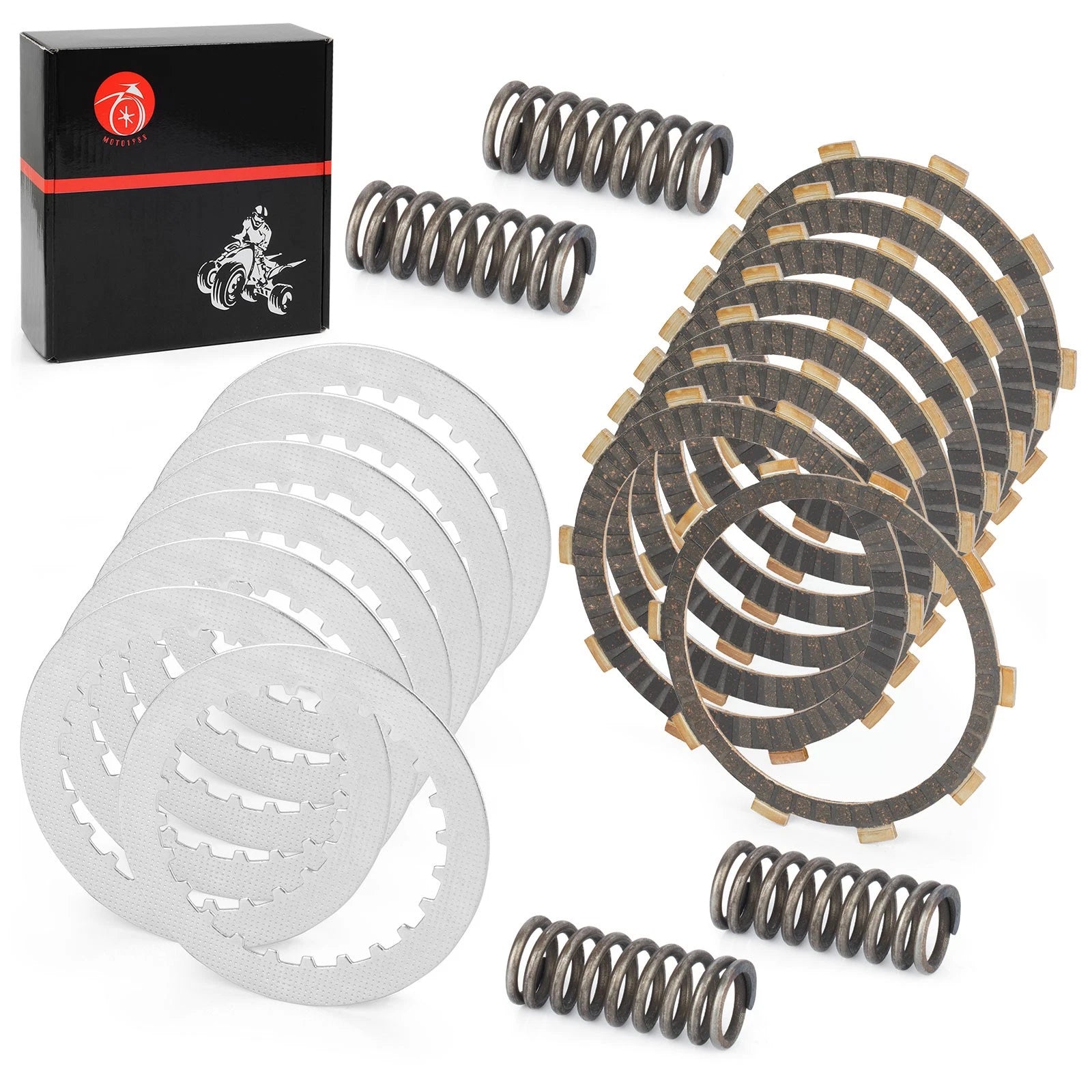 Clutch Friction Steel Plates Kit for Honda Shadow Spirit 750 VT750C2F (2007–2014)