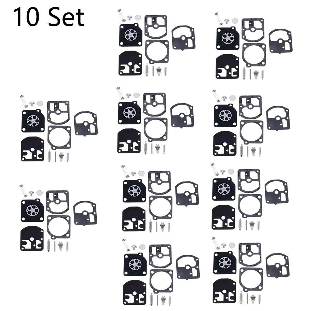 Set of 10 Carburetor Repair Parts for ZAMA RB-5 RB-7 RB-11 RB-14 C1S-S1 S1A S1B S1C