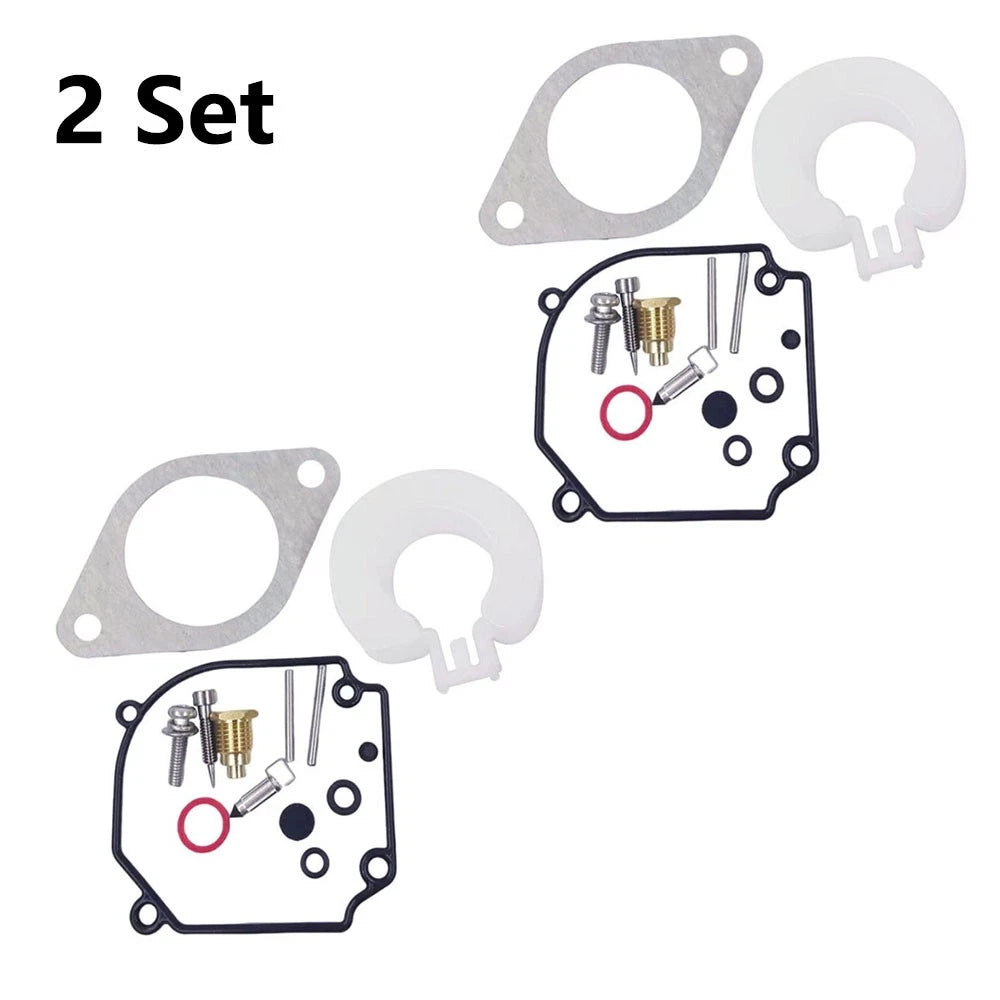 2X Carburetor Repair Kit for Yamaha Outboard 2T 75 80 90HP (1990–1999) 6H1-W0093-01-00