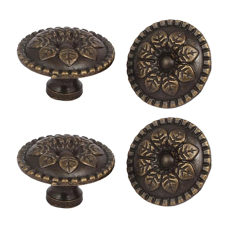 2X Vintage Drawer Cabinet Door Handle Pull Knob Hardware