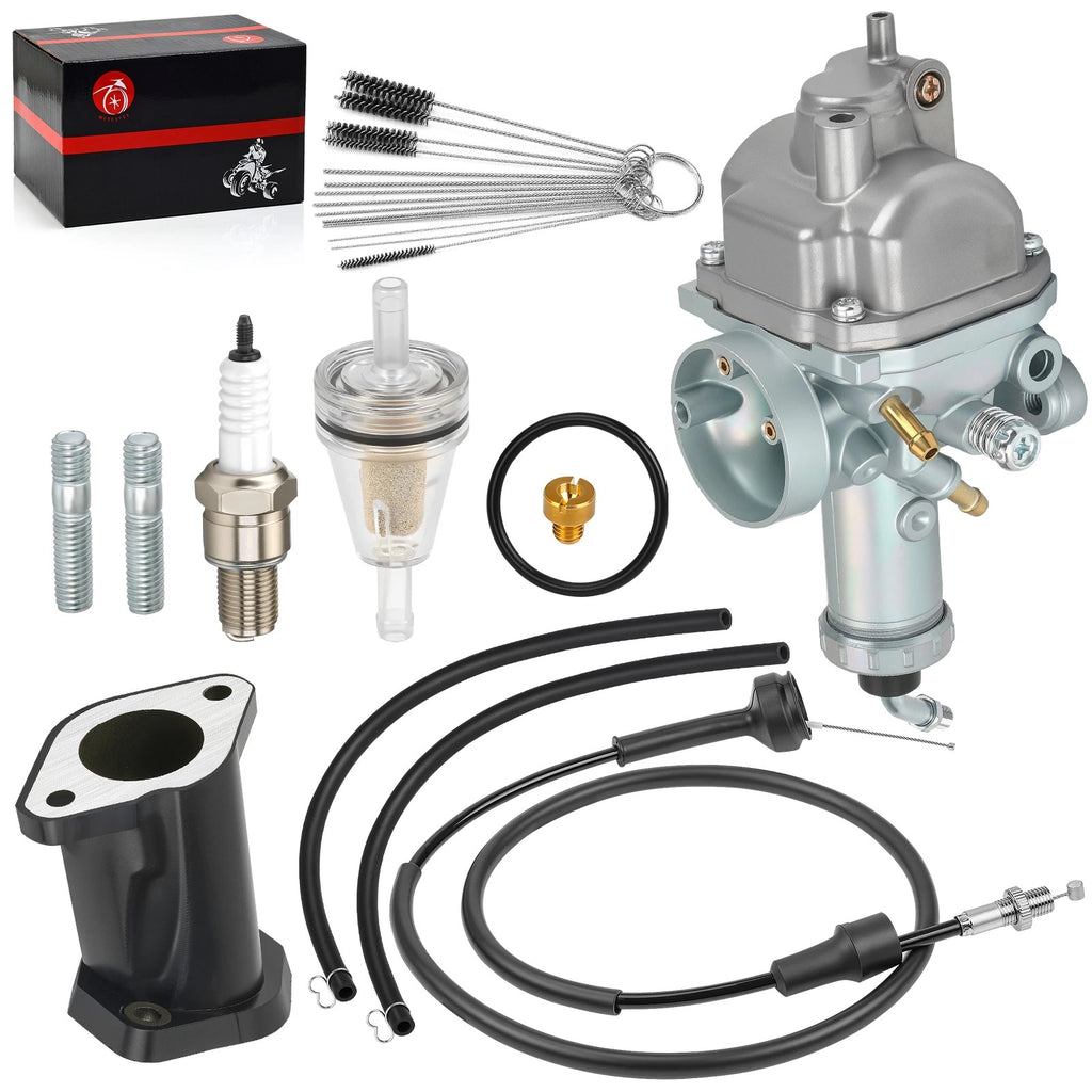 Carburetor Kit for Yamaha Timberwolf YFB250 (1992–2000) w/ Throttle Cable