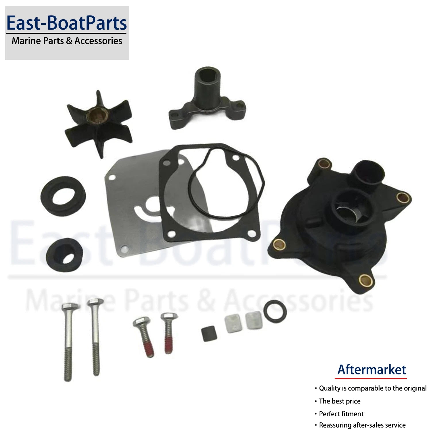 Water Pump Impeller Kit for Johnson Evinrude E35 E40 E45 E48 E50 E55 (N/A)