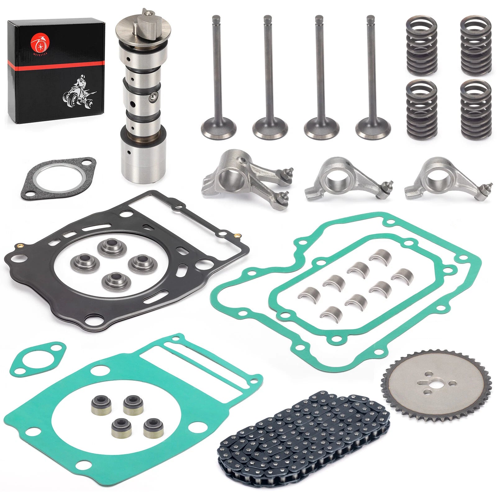 Rocker Arm Camshaft Gear Timing Chain & Valve Kit for Polaris Ranger (2005–2014)