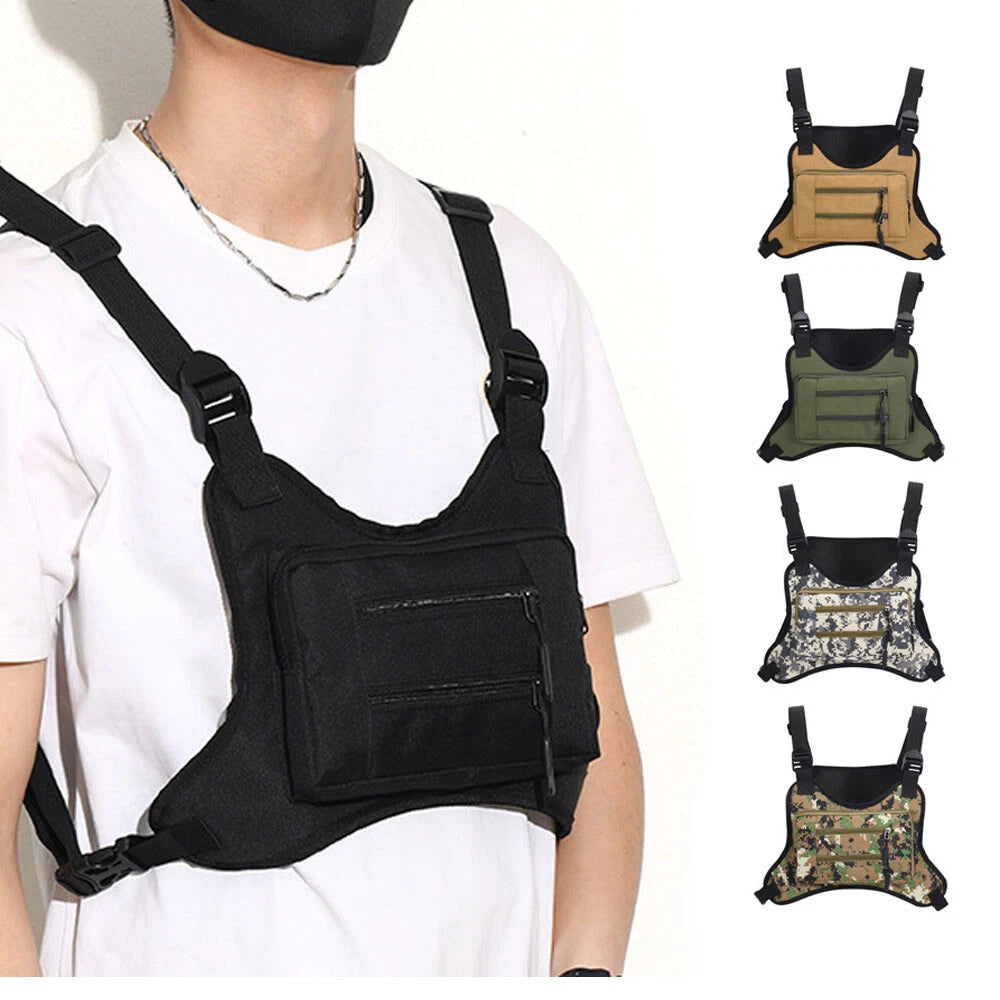 Protective Vest Tactical Chest Rig Bag for Outdoor Hiking