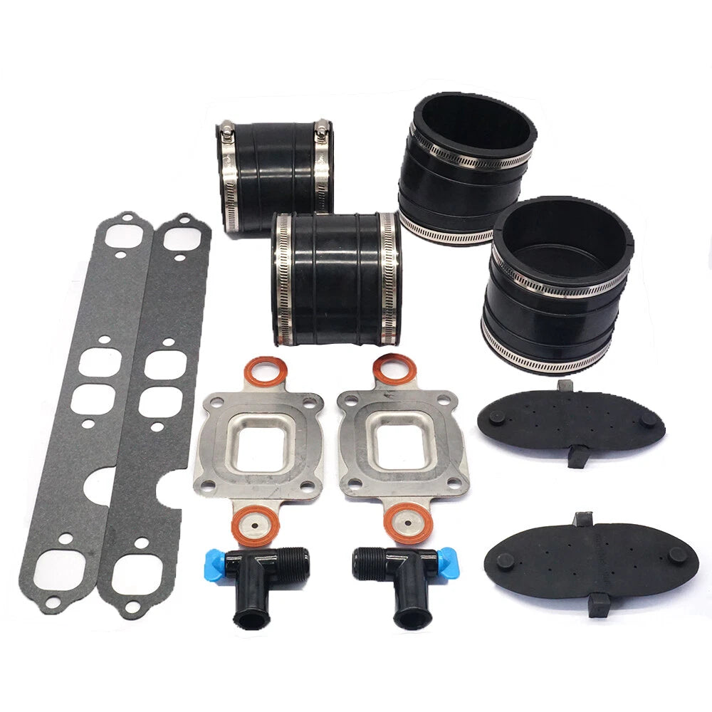 Exhaust Manifold Kit 32-14358T for Mercruiser GM V8 (2005–2010)