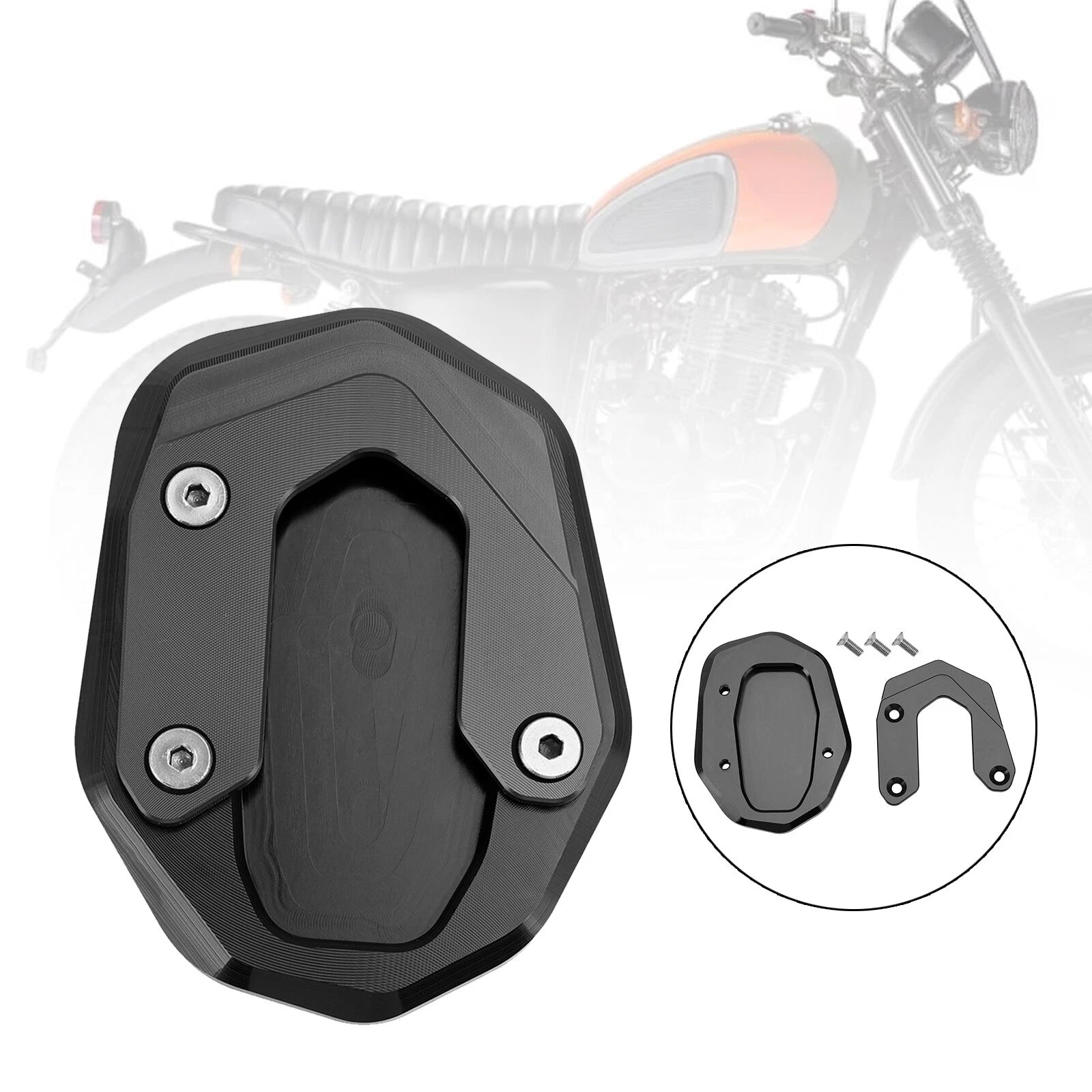 Kickstand Enlarged Plate Pad for Ducati Scrambler 800 (2015–2019) a9