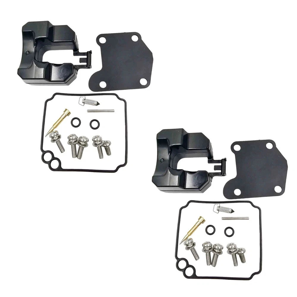 2X Carburetor Repair Kit for Yamaha 9.9HP 15HP Outboard Engine (63V-W0093-00-00)