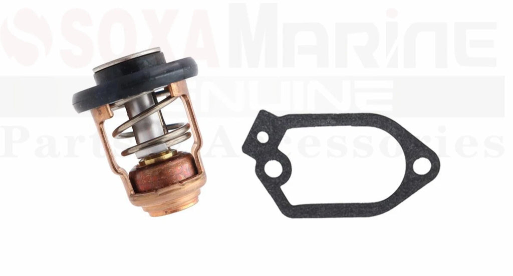 Thermostat with Gasket for Yamaha Outboard (6E5-12411-10, 688-12411-10, 61A-12414-A0)