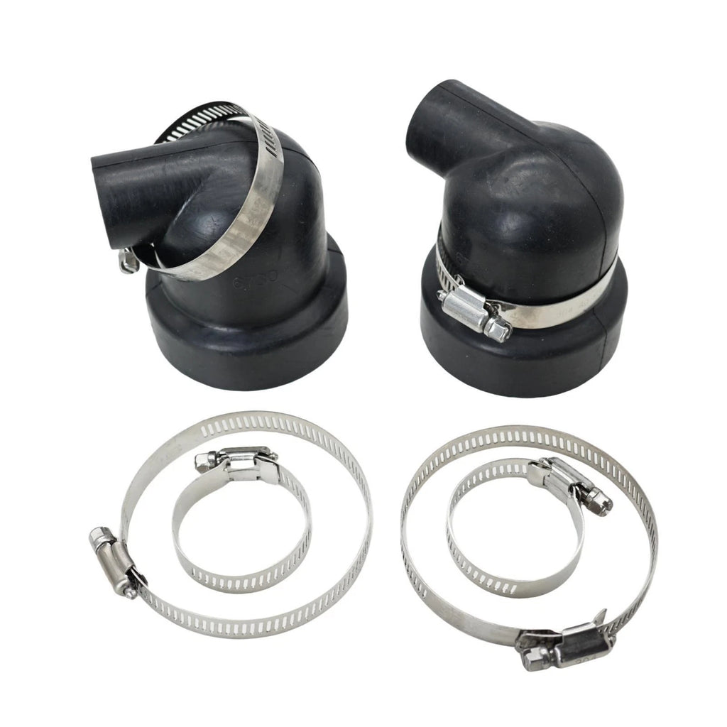 2X Heat Exchanger End Cap for Volvo Penta MD 2030 (Replaces 3580326, 145536370)