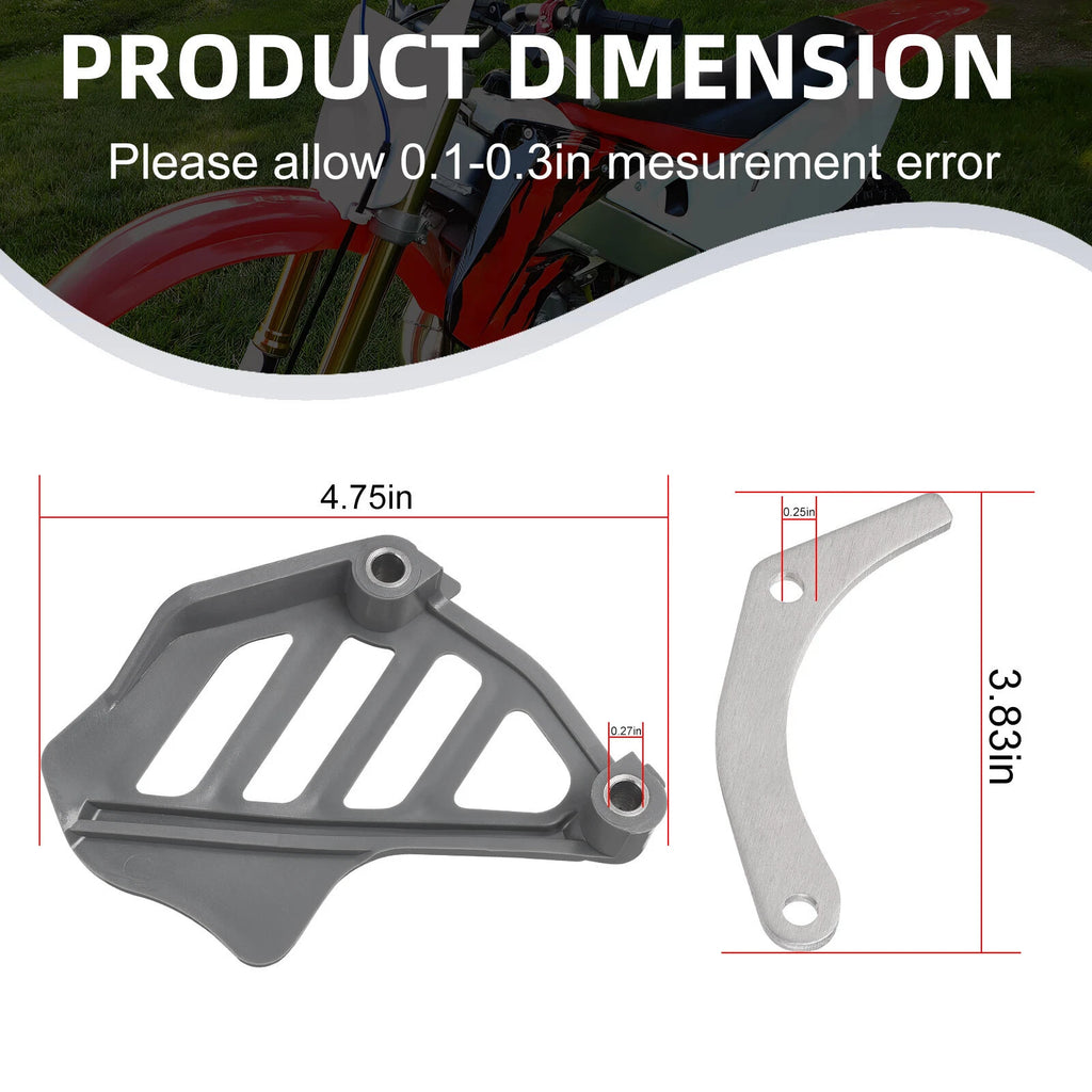 Front Sprocket Cover Guard with Chain Guide Case Saver for Honda CR125R (1998–2007)