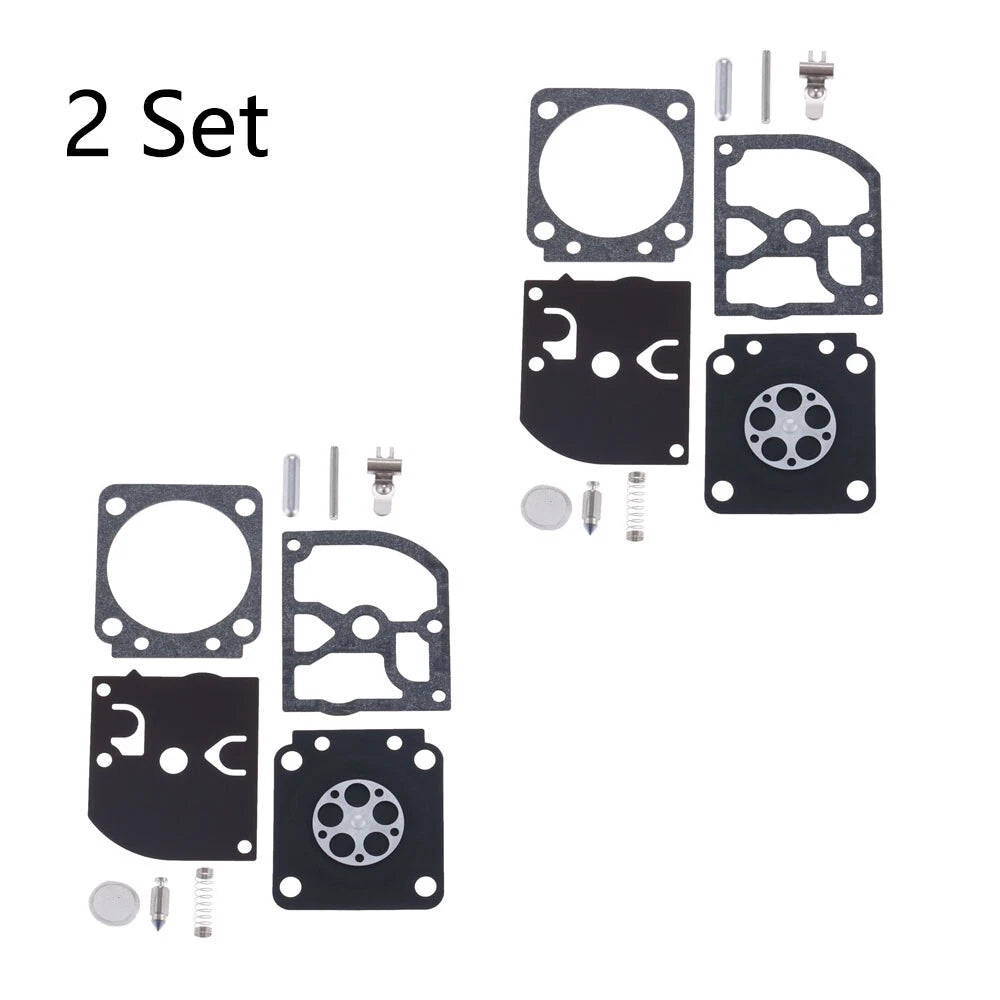 Set of 2 Carburetor Gasket Kit for ZAMA RB-129 C1M-W26A C1M-W26B C1M-W26C