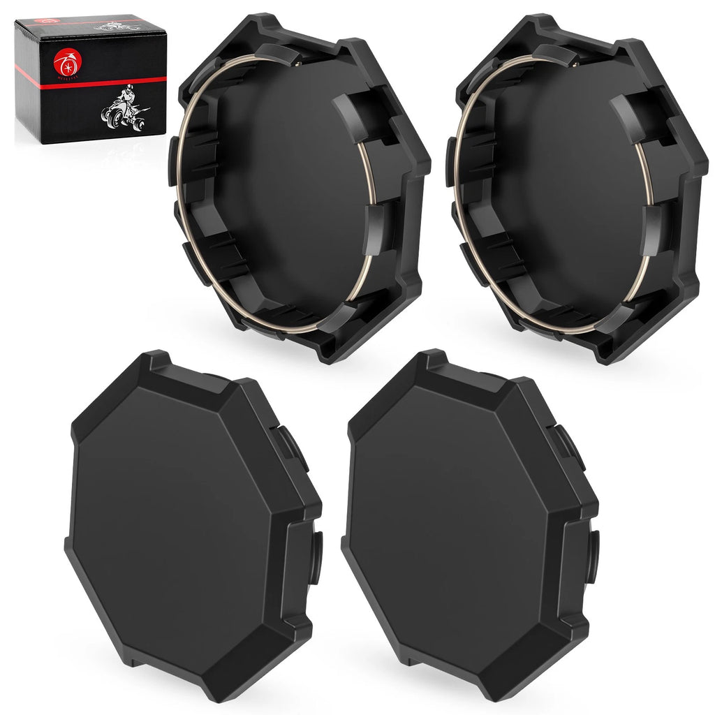 Set of 4 Center Hub Wheel Caps for Polaris Sportsman 1000 XP (2017–2024)