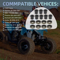 Front A-Arm Bushing + Cap Set for Polaris Predator 50 (2004–2007) 0451762 0453683