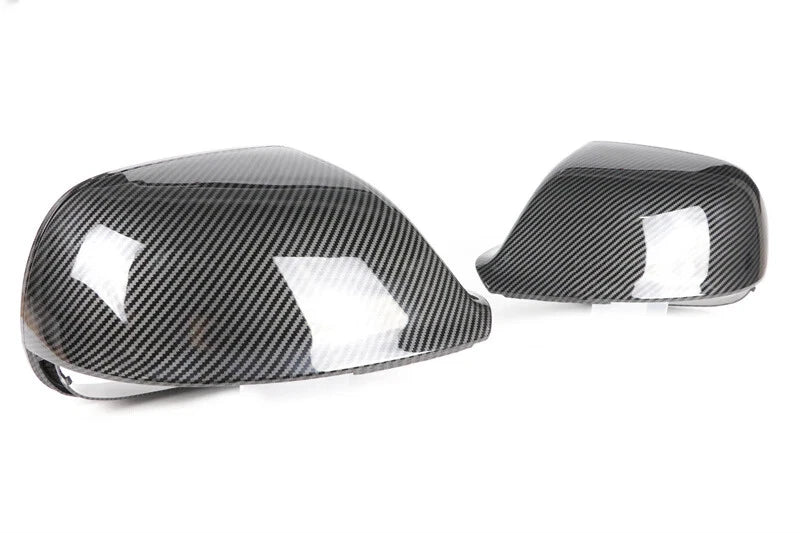 Carbon Look Side Mirror Cap Covers for Audi Q5 8R (2009–2017)