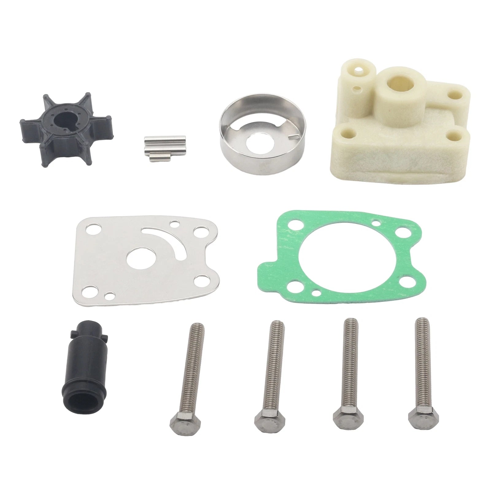 Water Pump Repair Service Kit for Yamaha Outboard (6BX-WG0078-00, 6BX-WG078-00)