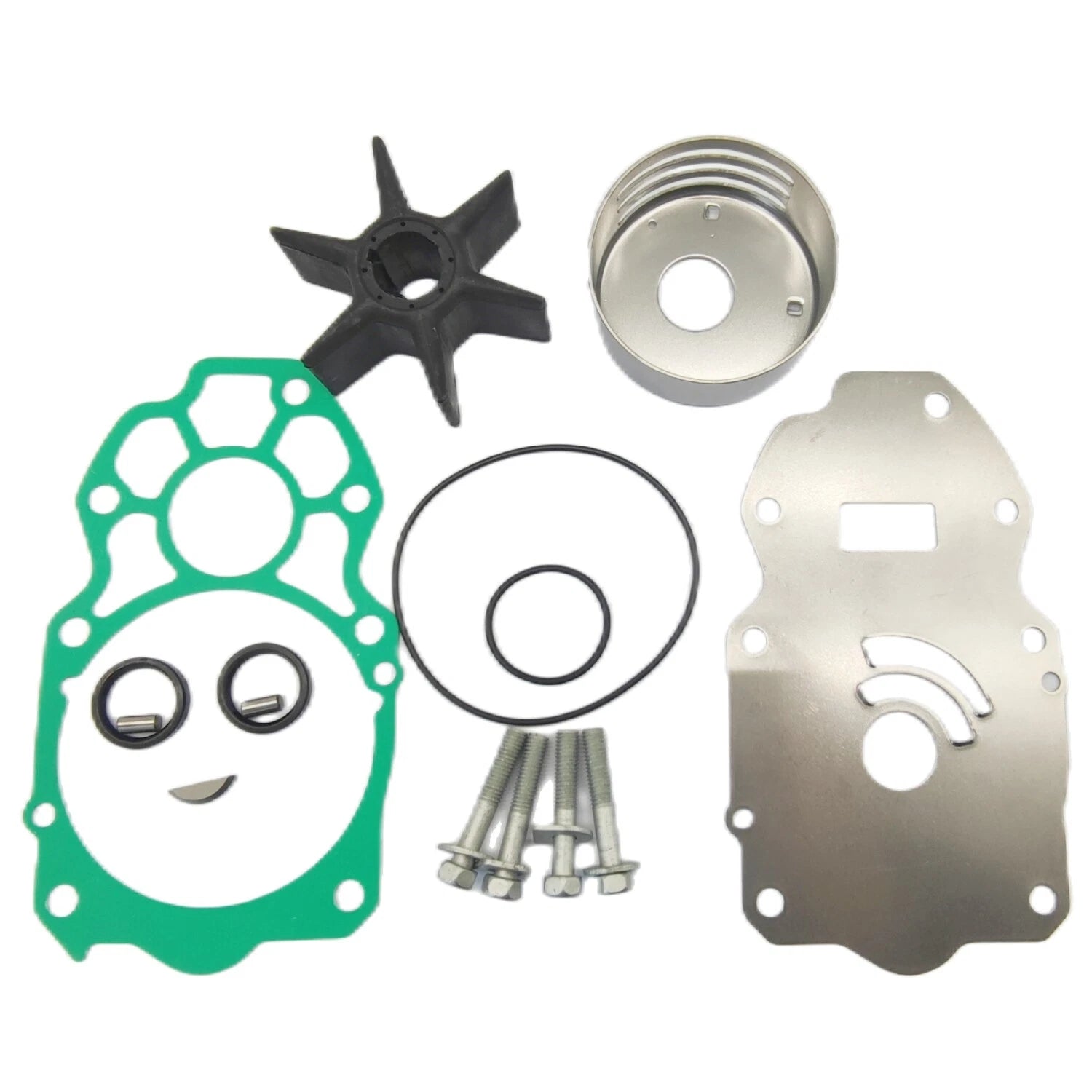 Water Pump Impeller Kit for Yamaha F225 F250 F300 (4.2L) 6CE-W0078-01-00