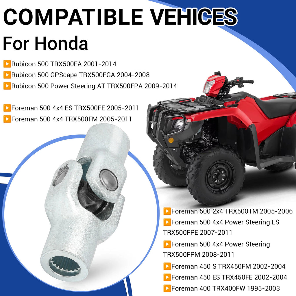 Final Drive Shaft U-Joint Yoke for Honda Rubicon Foreman 500 (2001–2023) 40210-HN7-010