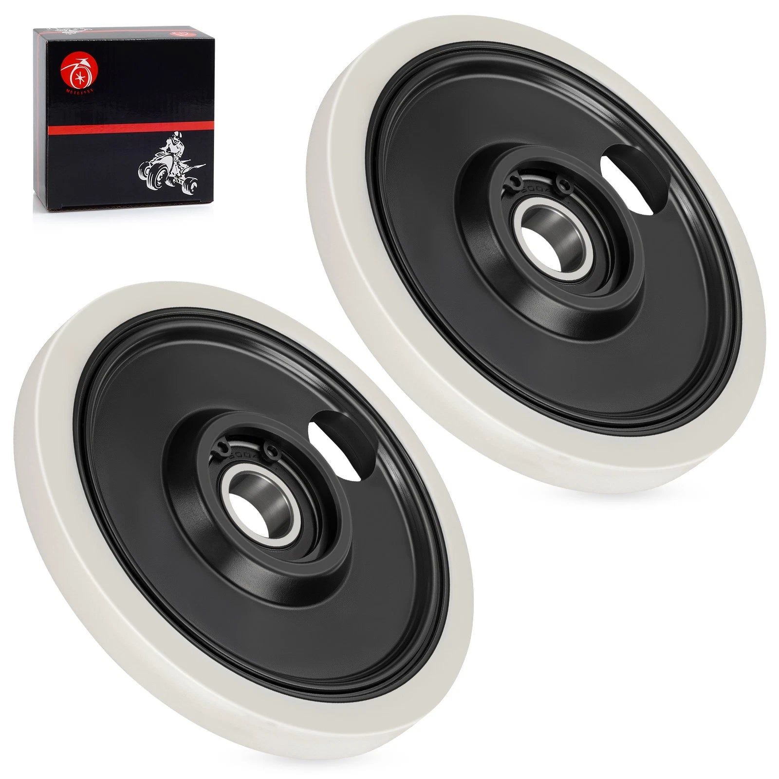 2pcs Plain Wheel Assembly 1590457 for Polaris Rush 600 800 850 RMK 600 (2012–2022)